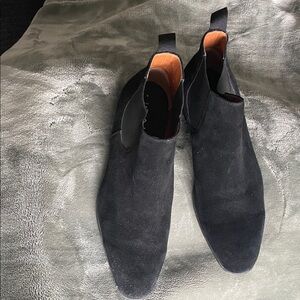 The Rail Black Suede Ankle Boots